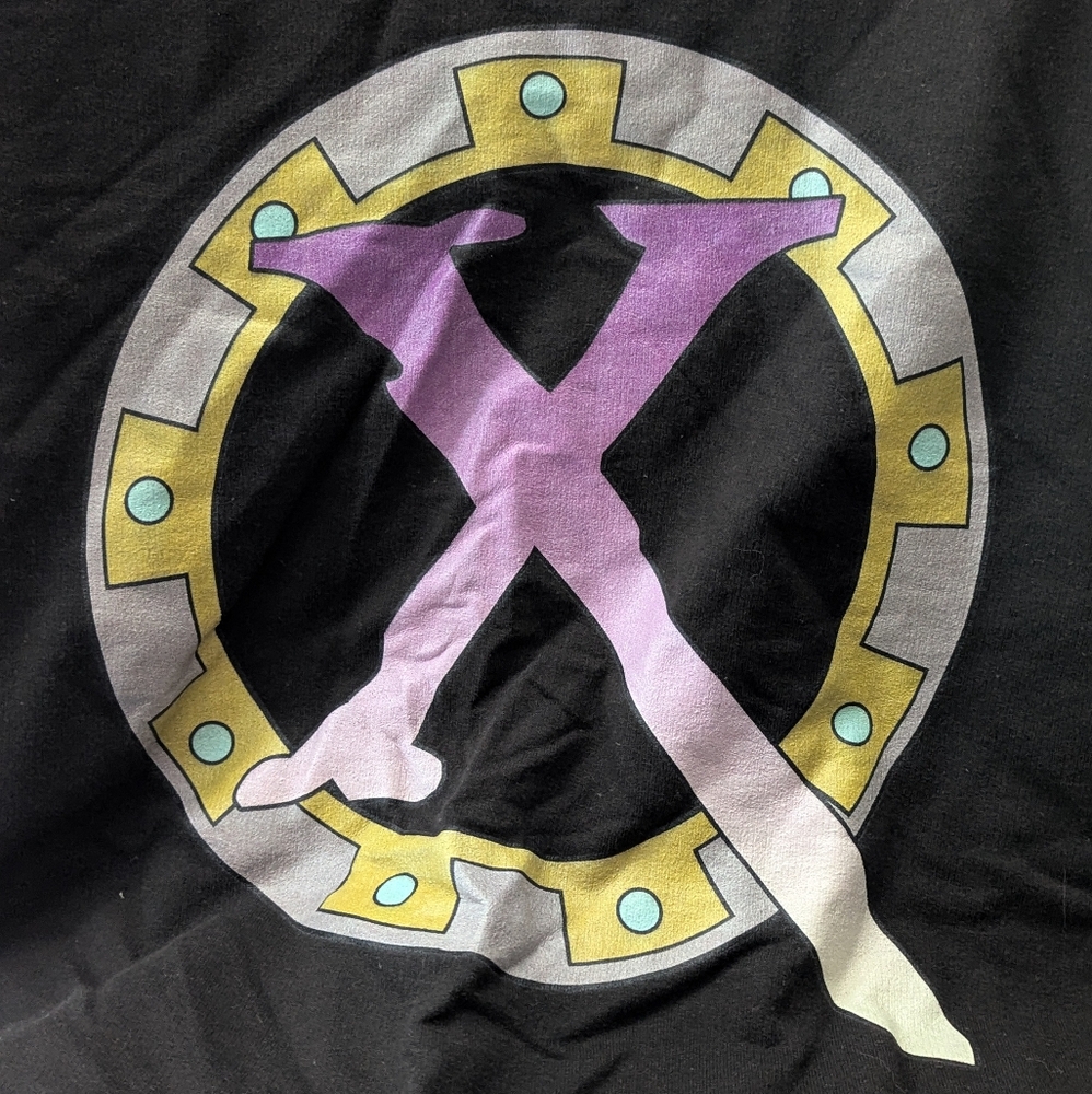 Black Sweater with Xena Warrior Princess And Chakram Graphic